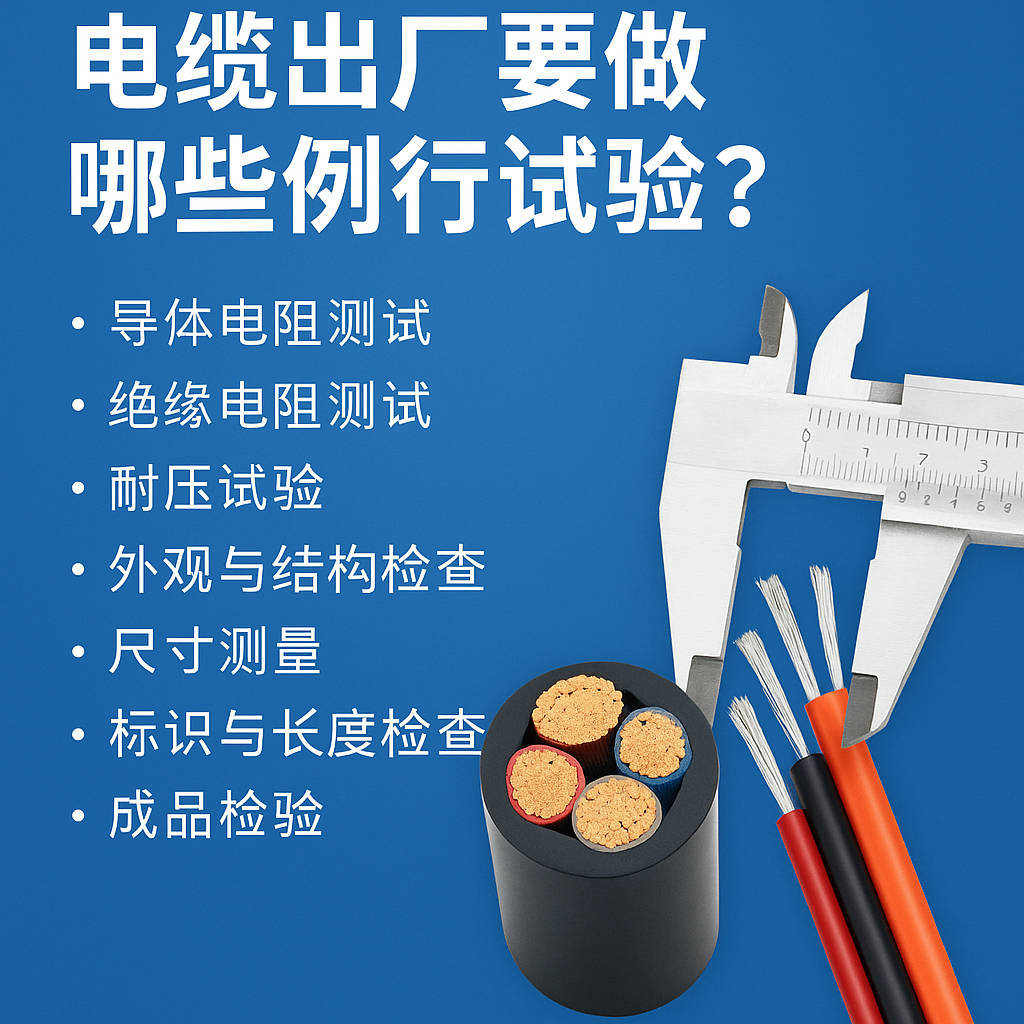 电缆出厂要做哪些例行试验？？？？？？一文讲清最要害的7项检测