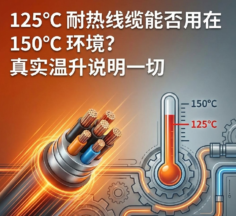 125℃ 耐热线缆能否用在 150℃ 情形？？？？？？？真实温升说明一切