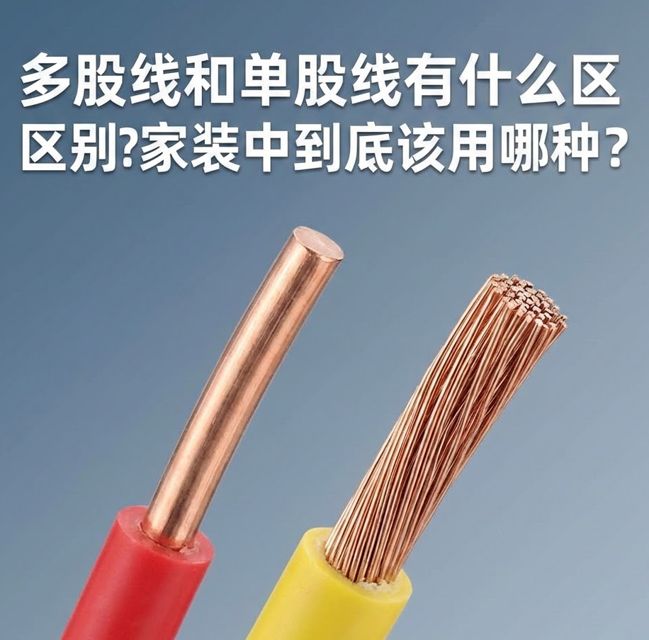 家装电线选单股(BV)照旧多股(BVR)？？？？？？？